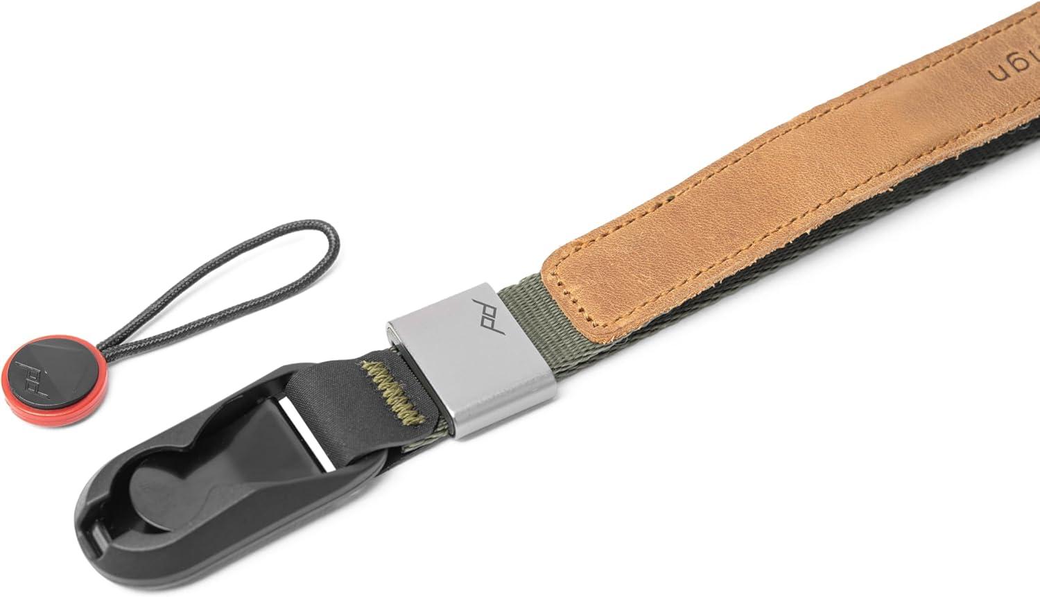 imagePeak Design Cuff Camera Wrist Strap Compatible with DSLR Compact and PointandShoot Cameras Low Profile Quick ReleaseSage