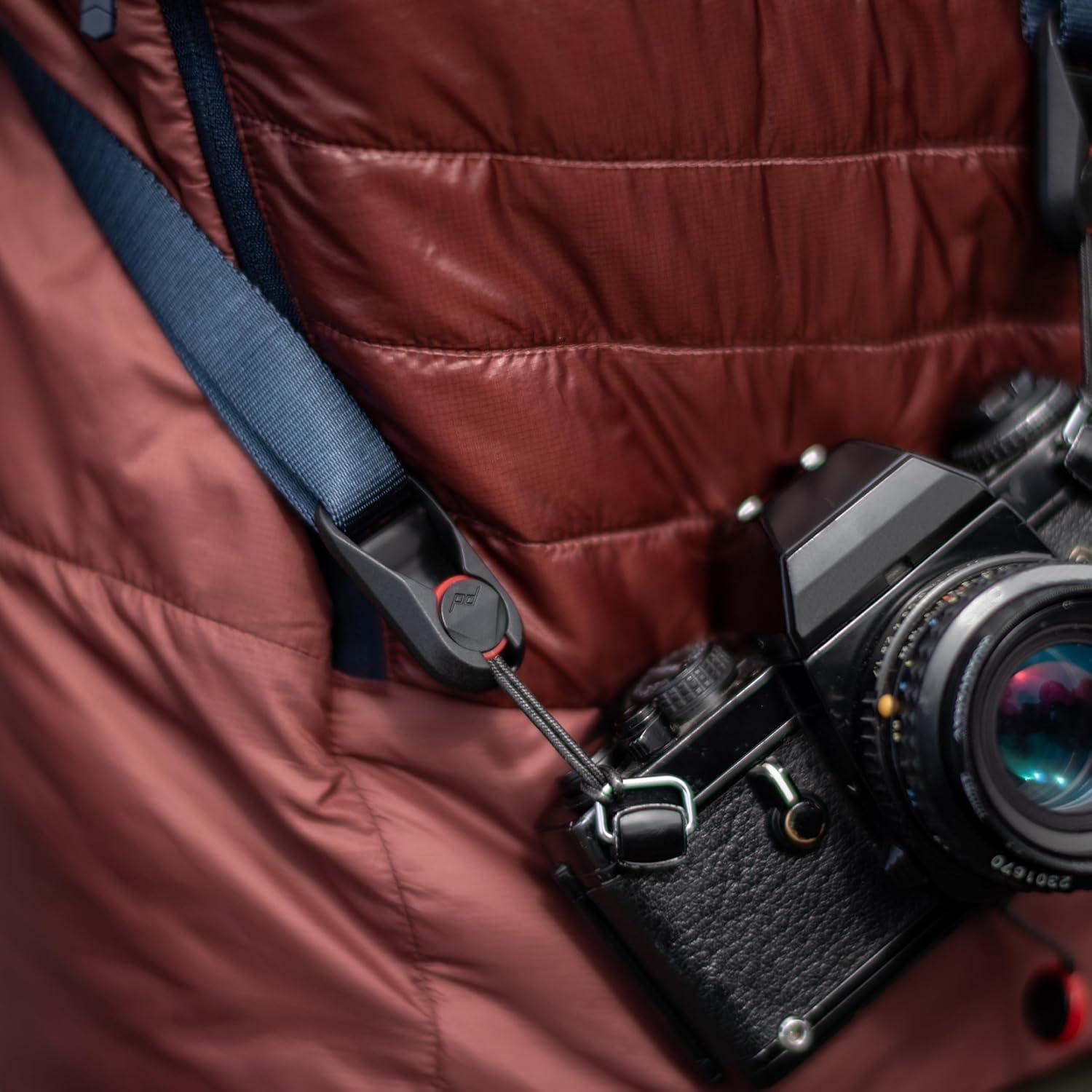 imagePeak Design Leash Camera Strap Configurable as a Sling Neck Shoulder Strap or Safety Tether Adjustable CompactMidnight