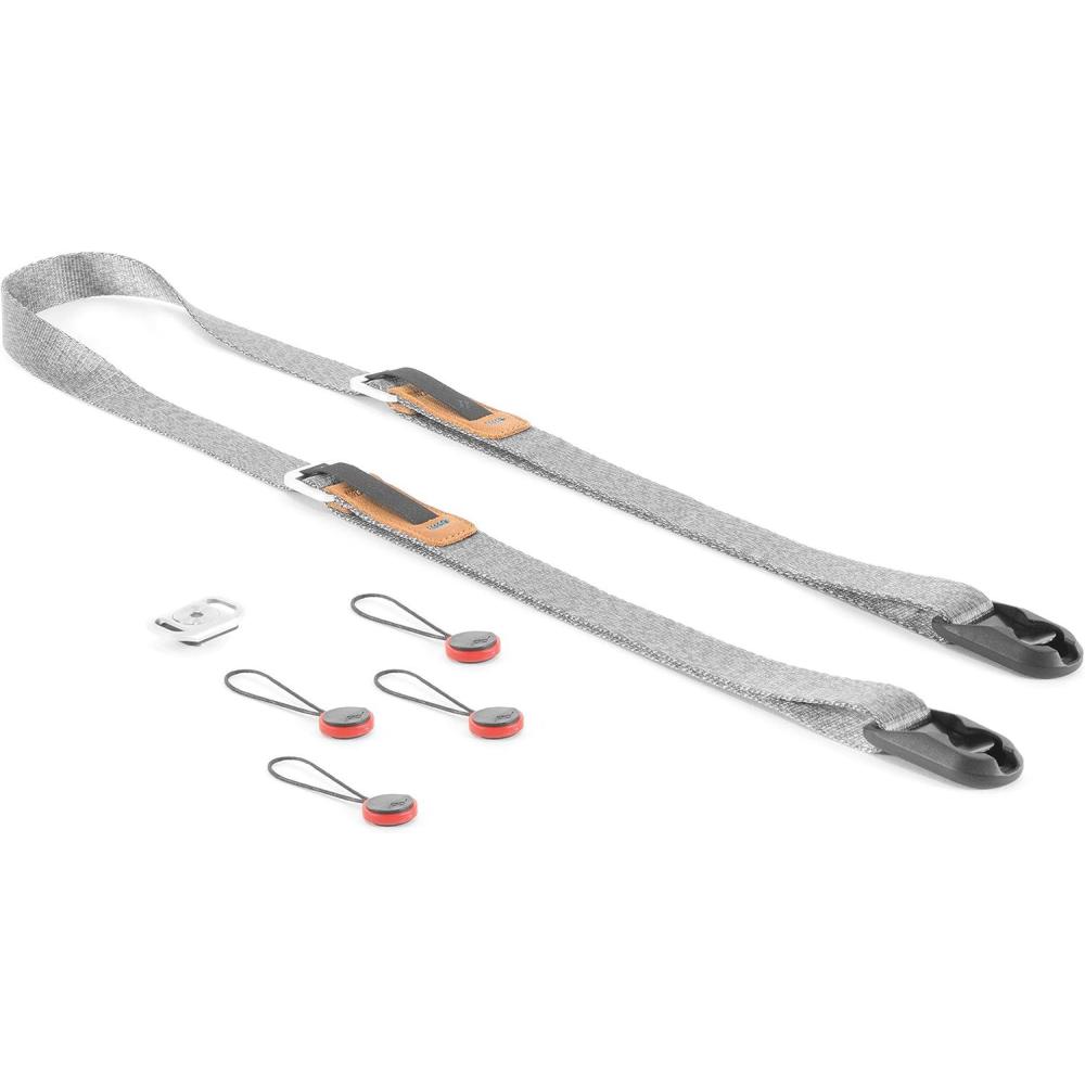 imagePeak Design Leash Camera Strap  Configurable as a Sling Neck Shoulder Strap or Safety Tether Adjustable CompactAsh