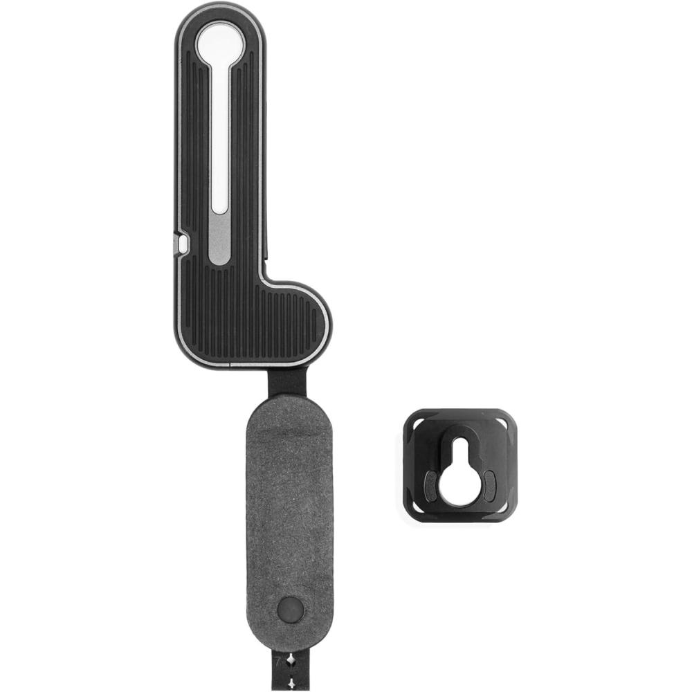 imagePeak Design Micro Clutch LPlate Camera Hand Strap For Mirrorless Cameras LowProfile Finger Loop Battery Access ARCACompatible Baseplate Secure and Comfortable Camera Straps for Photographers