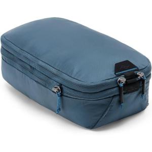 Peak Design Packing Cube, Charcoal, Weatherproof Luggage Cube with Dual Compartment Organization, Expansion and Compression, Zipper Opening, Travel Organizer for Men and Women, Size M(Ocean)