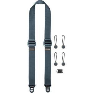 Peak Design Slide Lite Camera Strap, Kelp, Configurable as a Sling, Neck or Shoulder Strap, Quick Release and Connection, Smooth and Grippy Side, Camera Straps for Photographers, 200 lb Capacity(Ocean)