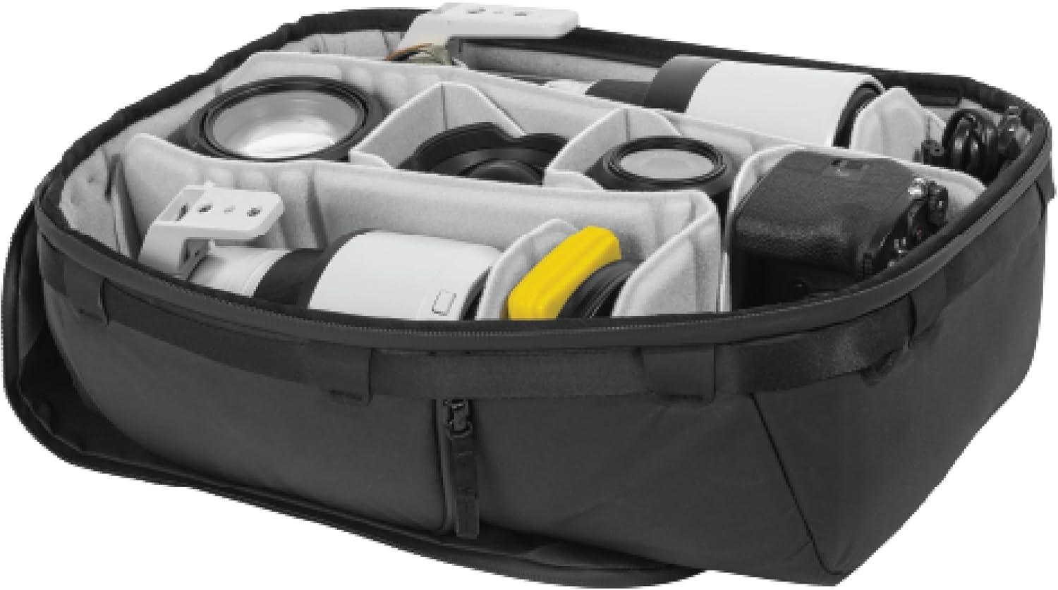 imagePeak Design Camera Cube V2 Large Custom Organization and Protection Weatherproof Shell with Interior Padding FlexFold Dividers Included Camera Bag Insert Compatible Travel Bags