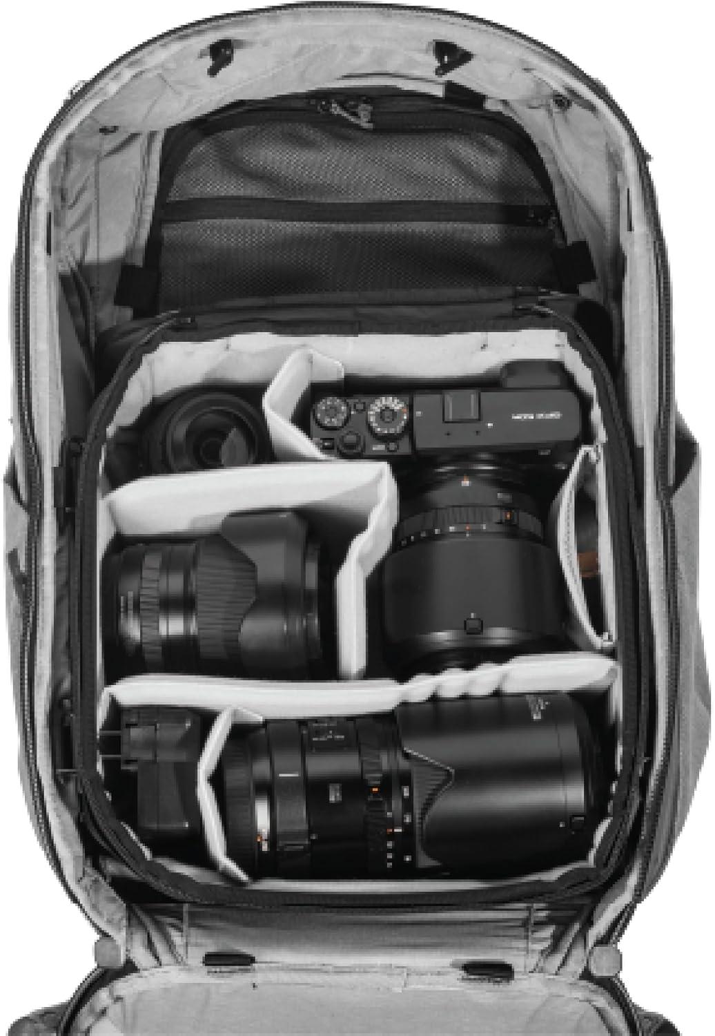 imagePeak Design Camera Cube V2 Medium Custom Organization and Protection Weatherproof Shell with Foam SubLining FlexFold Dividers Included Camera Bag Insert Compatible Travel Bags