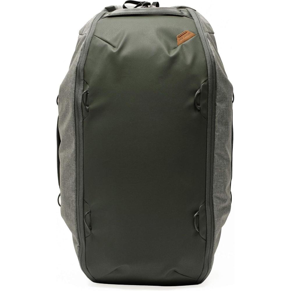 imagePeak Design Travel Duffelpack 4565L Eclipse Weatherproof Duffel Backpack Expandable ExtraLong Zip Stowable Straps Fits Packing amp Camera Cubes Versatile Bag for Travel amp AdventureSage