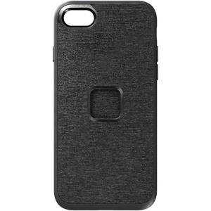 Peak Design Mobile Everyday Phone Case for iPhone SE, Charcoal, Slim Profile, Drop Protection, Weatherproof Fabric Shell, SlimLink Connects to Peak Design Mobile Mounts & Gear