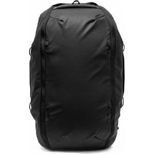 Peak Design Travel Duffelpack 45-65L, Eclipse, Weatherproof Duffel Backpack, Expandable, Extra-Long Zip, Stowable Straps, Fits Packing & Camera Cubes, Versatile Bag for Travel & Adventure(Black)