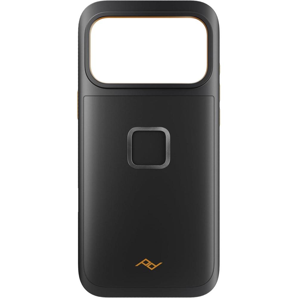 imagePeak Design Mobile Gnar Phone Case for iPhone 17 Pro Max Black  45 M Drop Protection  Slim Profile  SlimLink Connects to Mobile Mounts and Charging Accessories