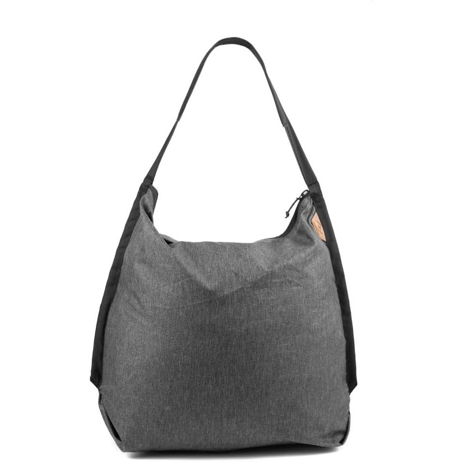 imagePeak Design Packable Tote Zippable Ultralight CarryAll SelfHealing Ripstop Shell WeatherResistant Stowable BagCharcoal