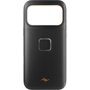 Peak Design Mobile Gnar Phone Case for iPhone 17 Pro Max, Black | 4.5 M Drop Protection | Slim Profile | SlimLink Connects to Mobile Mounts and Charging Accessories