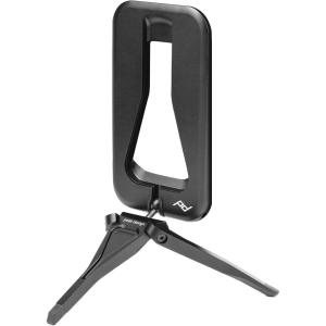 Peak Design Mobile Tripod, Black, Compact Design, Portable and Pocket Friendly, MagSafe Compatible, SlimLink Mounting, Use It as a 3-Legged Stand, Kickstand or Grip, Phone Tripod Stand
