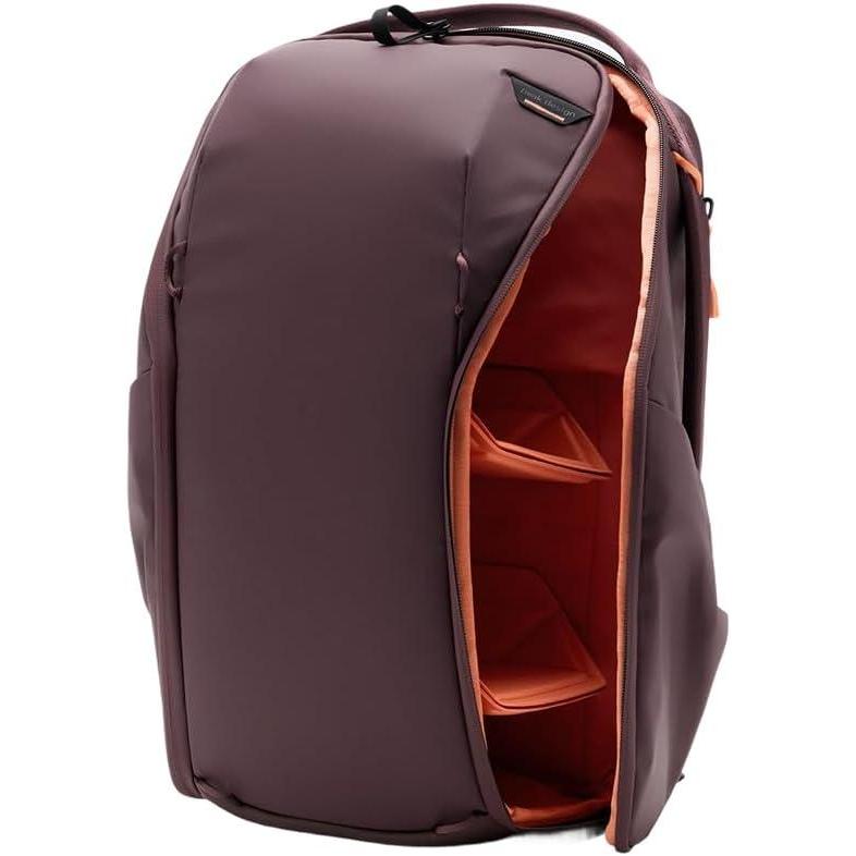 imagePeak Design Everyday Backpack Zip 15L Eclipse 270Degree Zip Dual Side Pockets FlexFold Dividers Fits 15 Laptop For Camera Carry Daily Commutes or Travel Versatile Backpack for Men and WomenEclipse