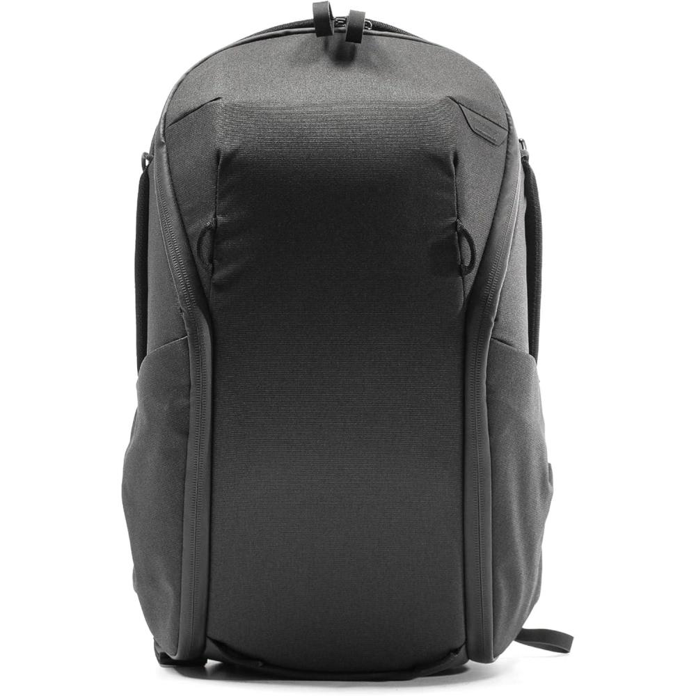 imagePeak Design Everyday Backpack Zip 15L Eclipse 270Degree Zip Dual Side Pockets FlexFold Dividers Fits 15 Laptop For Camera Carry Daily Commutes or Travel Versatile Backpack for Men and WomenBlack