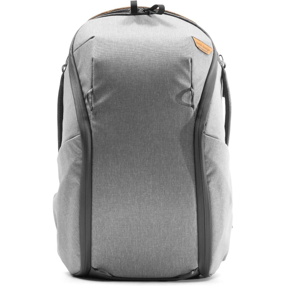 imagePeak Design Everyday Backpack Zip 15L Eclipse 270Degree Zip Dual Side Pockets FlexFold Dividers Fits 15 Laptop For Camera Carry Daily Commutes or Travel Versatile Backpack for Men and WomenAsh