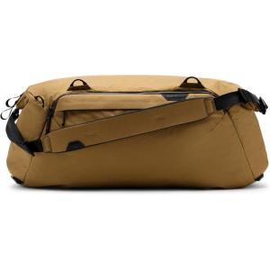 Peak Design Travel Duffel, Extra-Wide Single Zip Access, Weatherproof Shell, 4 External Pockets, Fits Packing Cubes & Camera Cubes, Ideal for Weekend Trips, Versatile Duffel Bag for Travel(Coyote)