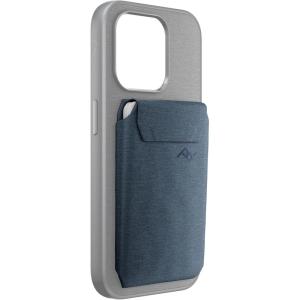 Peak Design Mobile Slim Wallet, Slim Profile, Weatherproof Nylon Fabric, Connects to Mobile Cases, MagSafe Compatible, for iPhone, Samsung and Google Pixel Phones(Midnight)