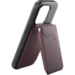 Peak Design Mobile Stand Wallet, Sage, Slim Profile, On-demand Stand, Weatherproof Nylon Fabric, Connects to Mobile Cases, MagSafe Compatible, for iPhone, Samsung and Google Phones(Eclipse)