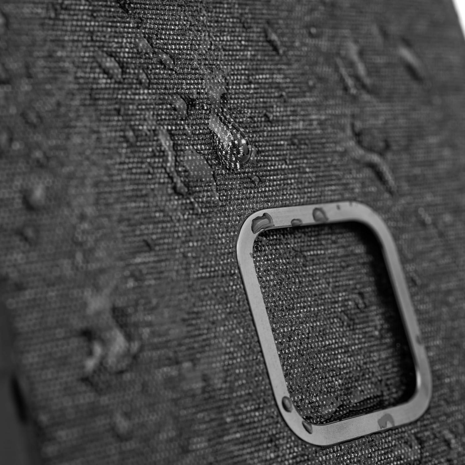 imagePeak Design Mobile Everyday Loop Phone Case for iPhone 14 Plus Charcoal with Loop Slim Profile Drop Protection Weatherproof Fabric Shell SlimLink Connects to Mobile Mounts amp GearCharcoal