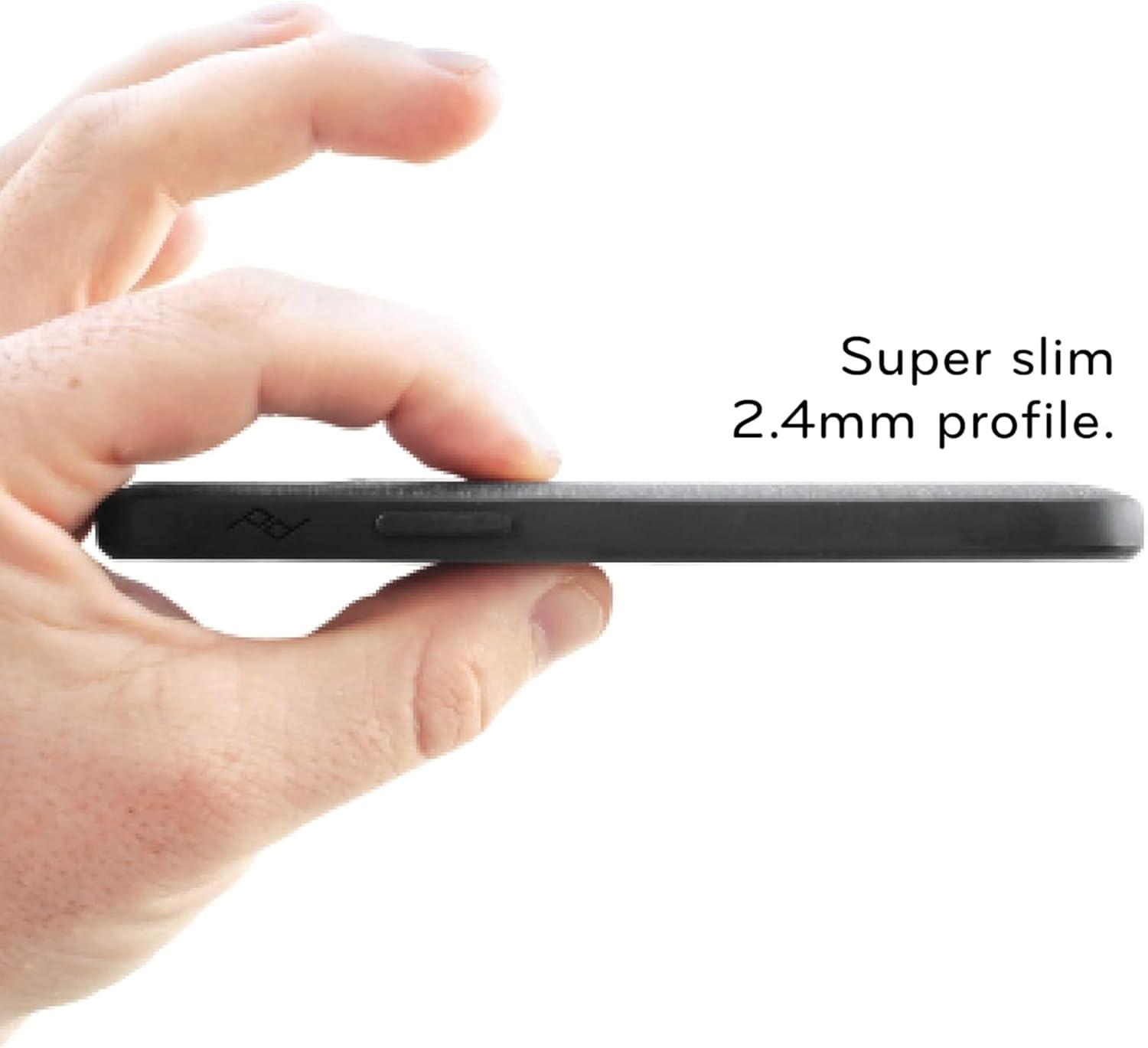 imagePeak Design Mobile Everyday Loop Phone Case for iPhone 14 Pro Max Charcoal with Loop Slim Profile Drop Protection Weatherproof Fabric Shell SlimLink Connects to Mobile Mounts amp GearCharcoal