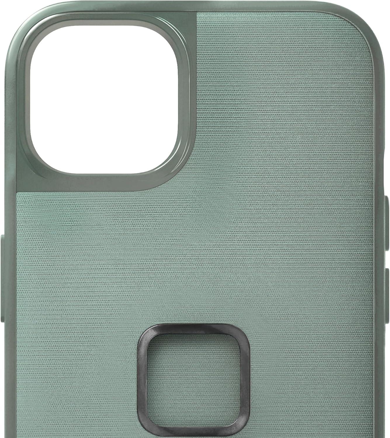 imagePeak Design Mobile Everyday Loop Phone Case for iPhone 14 Pro Max Charcoal with Loop Slim Profile Drop Protection Weatherproof Fabric Shell SlimLink Connects to Mobile Mounts amp GearSage