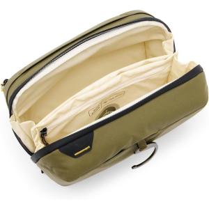 Peak Design Small Wash Pouch, Coyote, Ocean Edition, Travel Toiletry Bag, Upright or Hanging Dopp Kit with Pockets, Magnetic Toothbrush Pocket, Wide UltraZip Opening, Toiletry Bag for Men and Women(Kelp)