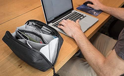 imagePeak Design Camera Cube Large Custom Organization and Protection Weatherproof Shell with Interior Padding FlexFold Dividers Included Camera Bag Insert Compatible Travel BagsBlack