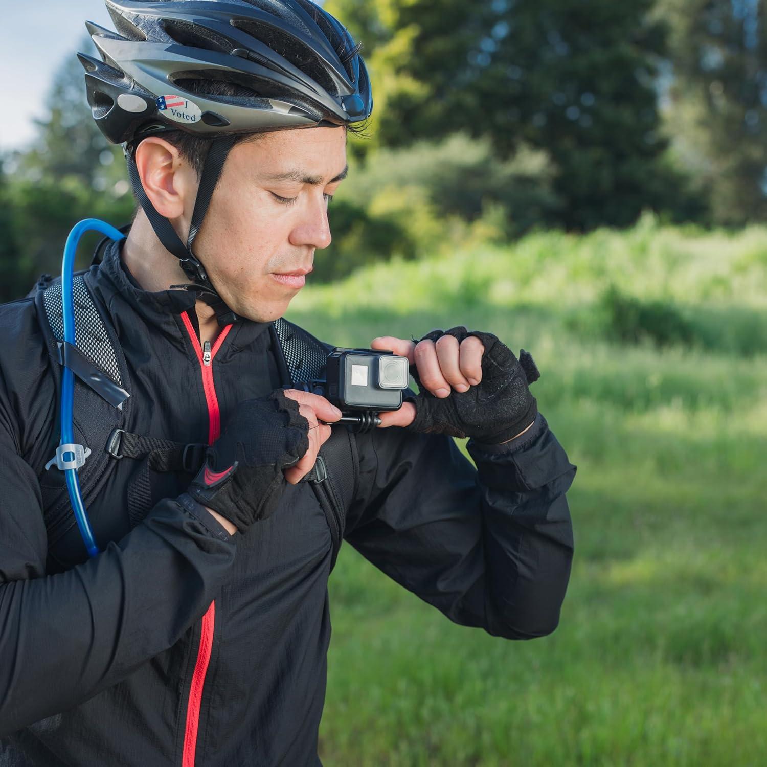 imagePeak Design POV Kit V2 Action Camera Mount Low Profile and Quick Connecting Mounts Action Cameras to Backpacks Belts and Straps Adjustable and Secure Requires Capture Camera Clip