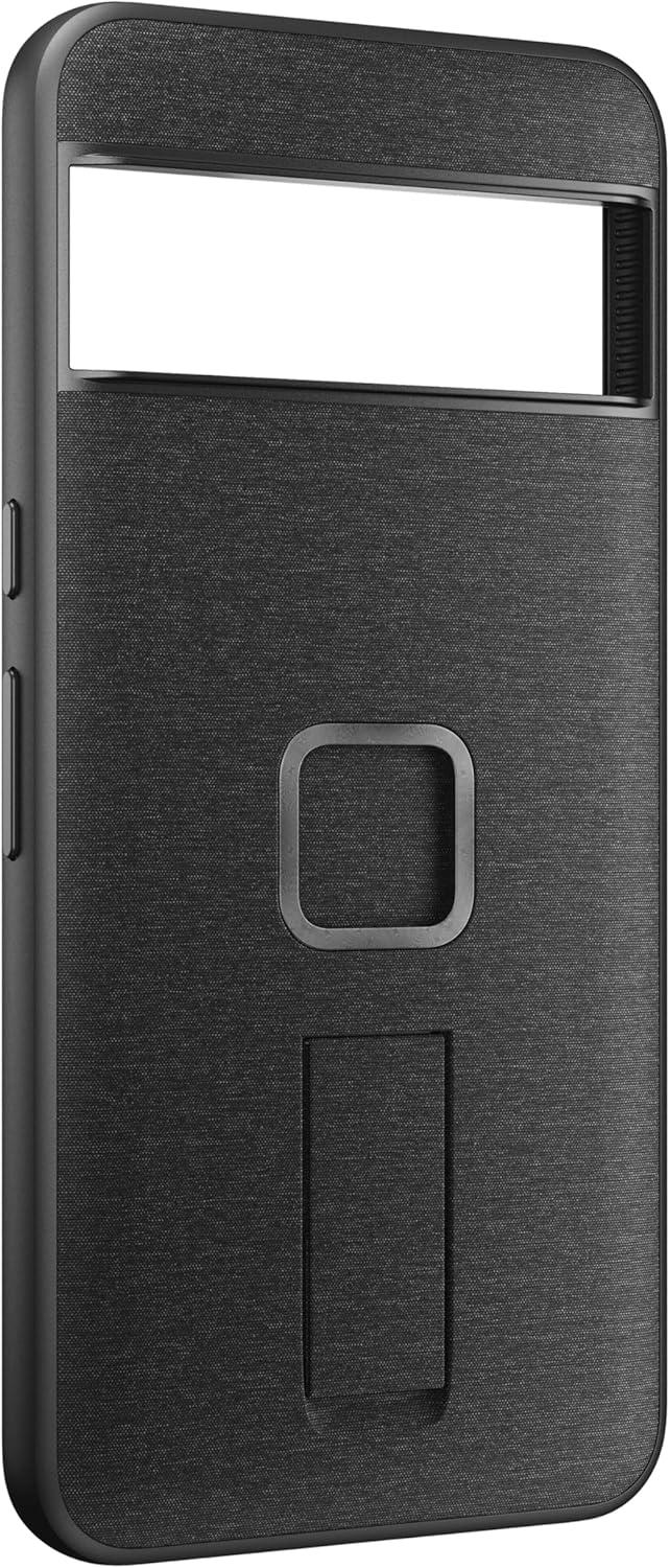 imagePeak Design Mobile Everyday Loop Case for Google Pixel 8 Pro Charcoal with Loop Slim Profile Drop Protection Weatherproof Fabric Shell SlimLink Connects to Mobile Mounts amp Gear GraySun