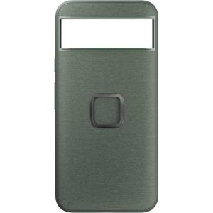 Peak Design Mobile Everyday Phone Case for Google Pixel 8, Charcoal, Slim Profile, Drop Protection, Weatherproof Fabric Shell, SlimLink Connects to Peak Design Mobile Mounts & Gear(Sage)