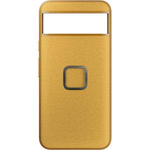 Peak Design Mobile Everyday Phone Case for Google Pixel 8, Charcoal, Slim Profile, Drop Protection, Weatherproof Fabric Shell, SlimLink Connects to Peak Design Mobile Mounts & Gear(Sun)