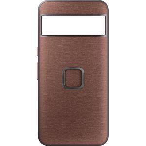 Peak Design Mobile Everyday Phone Case for iPhone 15 Plus, Charcoal, Slim Profile, Drop Protection, Weatherproof Fabric Shell, SlimLink Connects to Mobile Mounts & Gear Gray(Redwood)