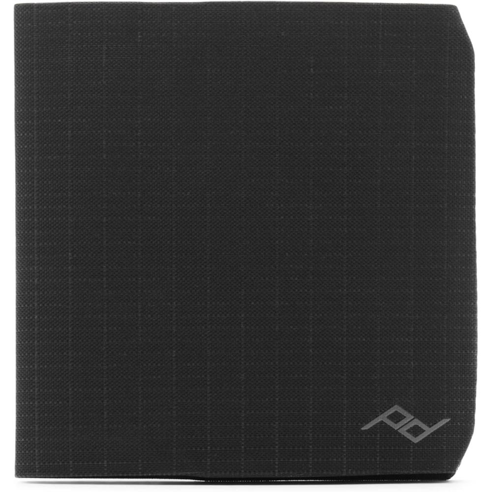 imagePeak Design Everyday Billfold Wallet Black UltraSlim Profile Weatherproof TerraShell Fabric RFID Blocking Minimalist Design and Magnetic Closure Holds Up to 12 Cards and Cash