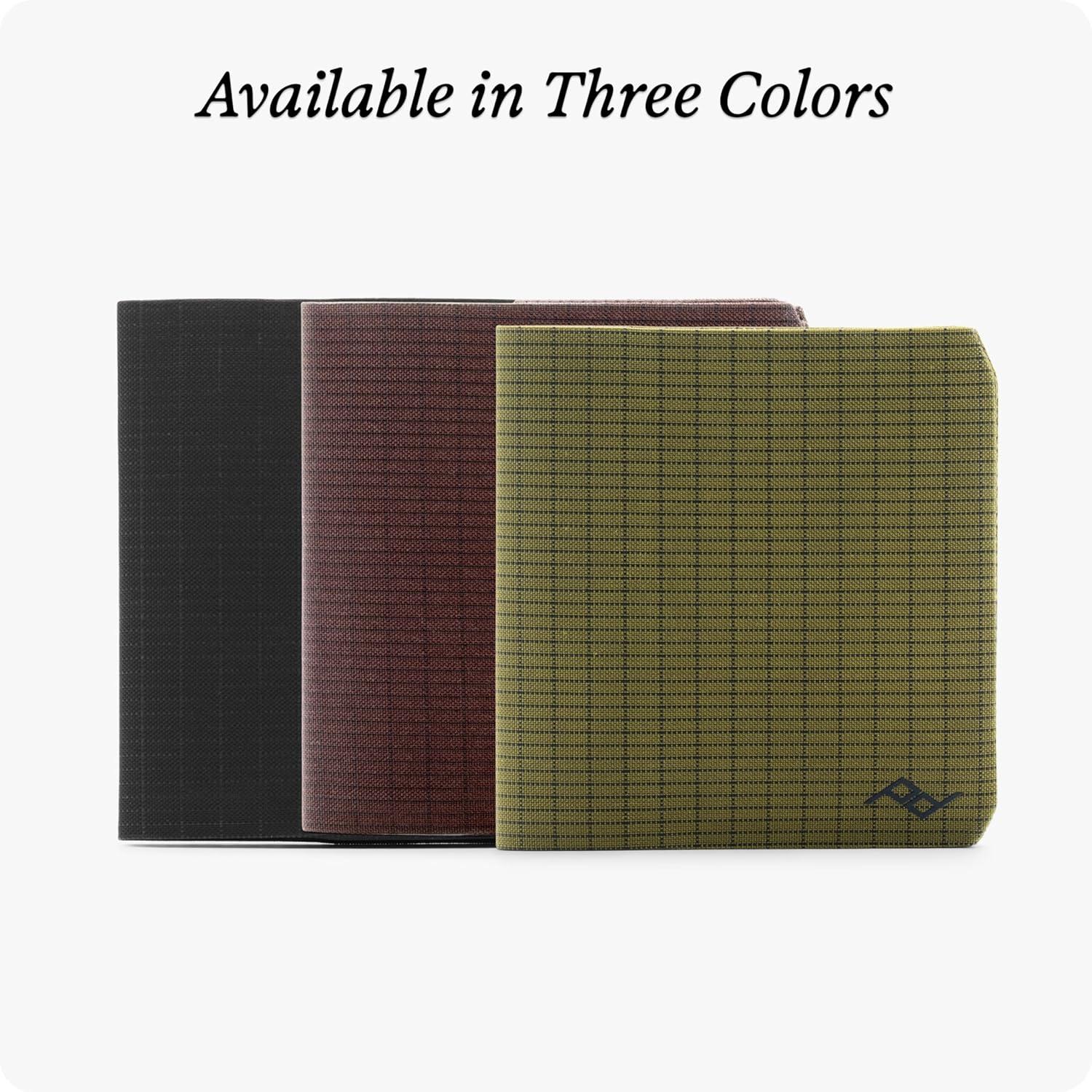 imagePeak Design Everyday Billfold Wallet Kelp UltraSlim Profile Weatherproof TerraShell Fabric RFID Blocking Minimalist Design and Magnetic Closure Holds Up to 12 Cards and CashKelp