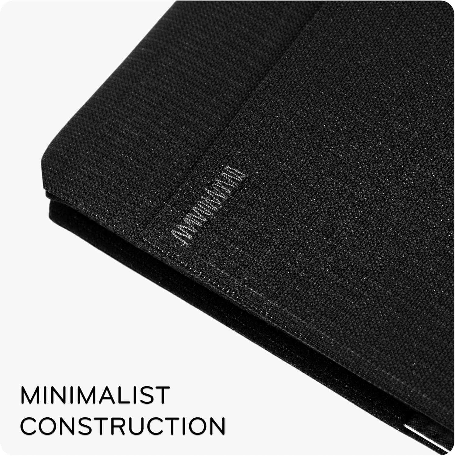 imagePeak Design Passport Wallet Black UltraSlim Profile Weatherproof TerraShell Fabric RFID Blocking Minimalist Design and Magnetic Closure with Quick Access Passport SleeveSage