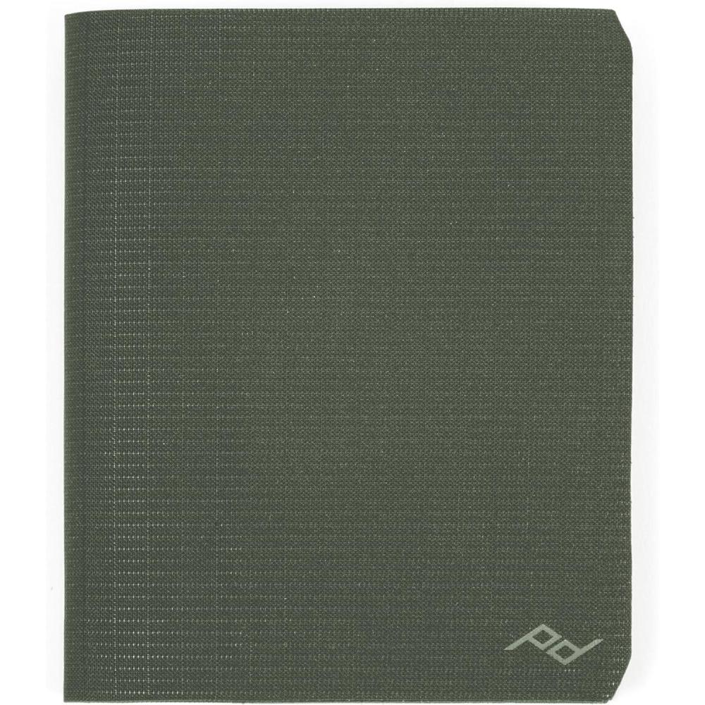 imagePeak Design Passport Wallet Black UltraSlim Profile Weatherproof TerraShell Fabric RFID Blocking Minimalist Design and Magnetic Closure with Quick Access Passport SleeveSage
