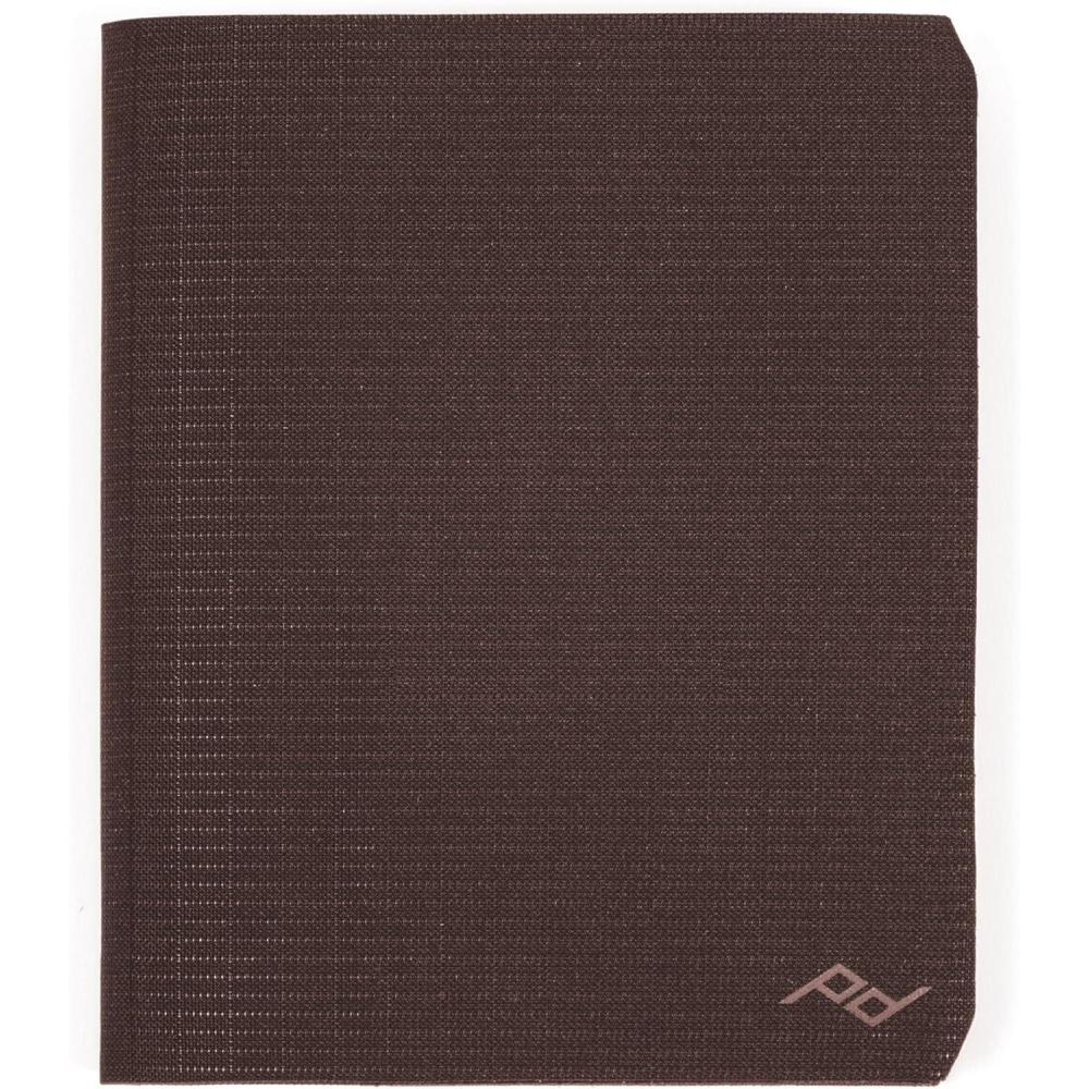 imagePeak Design Passport Wallet Black UltraSlim Profile Weatherproof TerraShell Fabric RFID Blocking Minimalist Design and Magnetic Closure with Quick Access Passport SleeveEclipse