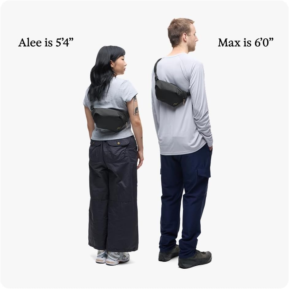 imagePeak Design Outdoor Sling 7L Kelp Padded Adjustable Shoulder Strap for Crossbody or Waist Carry 10 Pockets Ideal for Carrying Cameras and Essentials Versatile Sling Bag for Men and WomenCloud