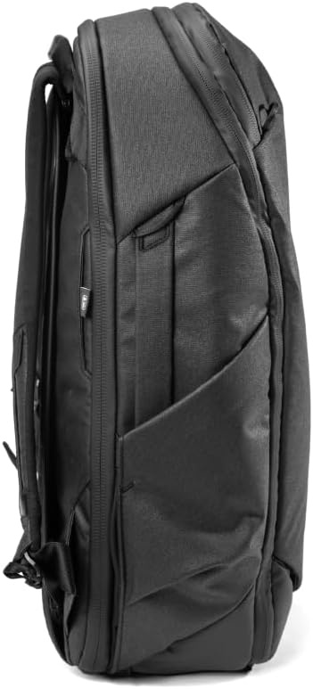 image:imagePeak Design Travel Backpack 30L Black Expandable 2733L Design Rear and Top Access Weatherproof Shell Laptop Sleeve Ideal for Travel or Everyday Carry Versatile Backpack for Men and WomenBlack