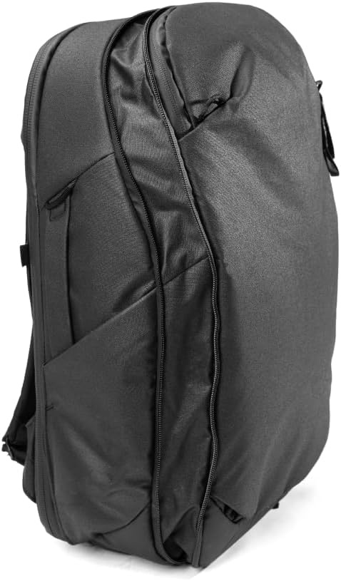 image:imagePeak Design Travel Backpack 30L Black Expandable 2733L Design Rear and Top Access Weatherproof Shell Laptop Sleeve Ideal for Travel or Everyday Carry Versatile Backpack for Men and WomenBlack
