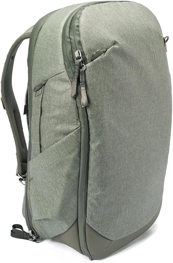 image:imagePeak Design Travel Backpack 30L Black Expandable 2733L Design Rear and Top Access Weatherproof Shell Laptop Sleeve Ideal for Travel or Everyday Carry Versatile Backpack for Men and WomenSage