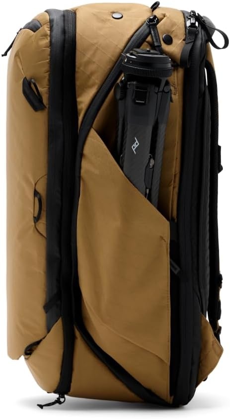 image:imagePeak Design Travel Backpack 30L Black Expandable 2733L Design Rear and Top Access Weatherproof Shell Laptop Sleeve Ideal for Travel or Everyday Carry Versatile Backpack for Men and WomenCoyote