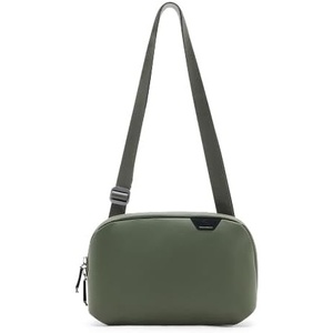 Peak Design Travel Crossbody 3L, Sage, Compact Travel Sling Bag for Essentials and Tech, Origami Organization, Magnetic Phone Pocket, Weatherproof Design, Adjustable Strap for Everyday Carry